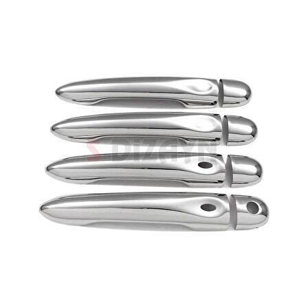 S-Dizayn Renault Fluence Krom Kapı Kolu 4 Kapı Sensörlü 2010-2016