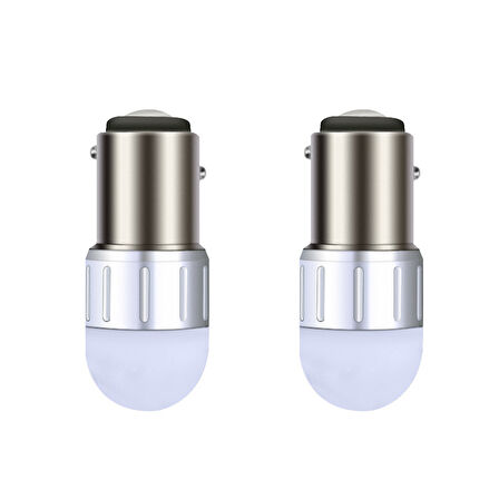 Space Dekoratif Canbus'lı Led Ampul Beyaz Çift Duy Düz Tırnak / LAAM162-3