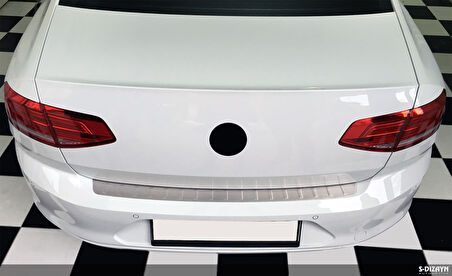 S-Dizayn VW Passat B8 Krom Arka Tampon Eşiği 2015-2019