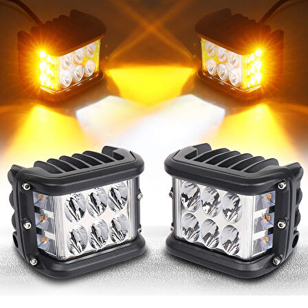 Space Offroad sis lambası 12 led 36w çift / LASS319