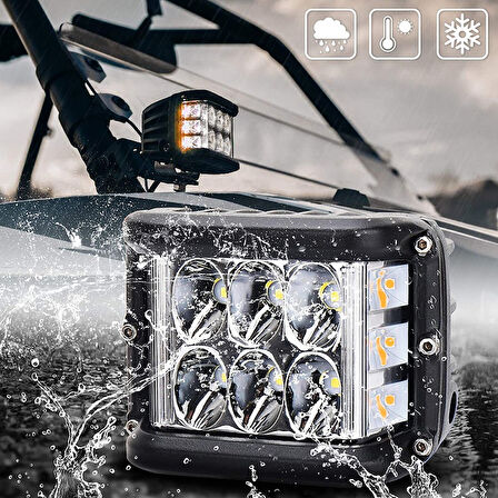 Space Offroad sis lambası 12 led 36w çift / LASS319