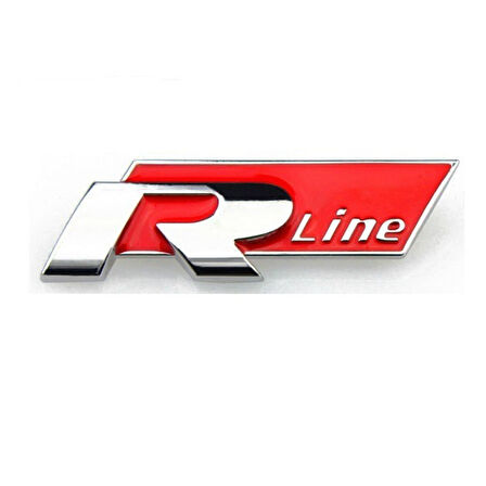 R-line yapıştırmalı logo-kırmızı / YACI148