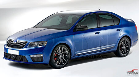 S-Dizayn Skoda Octavia A7 Kapı Koruma Çıtası Krom 2013-2016