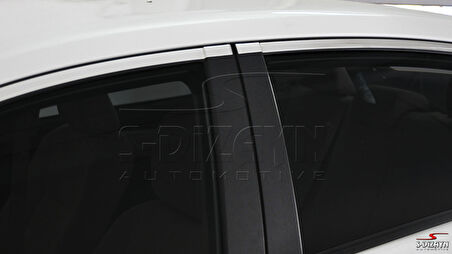 S-Dizayn Toyota Corolla Krom Cam Üst Çıtası 4 Prç. 2013-2018