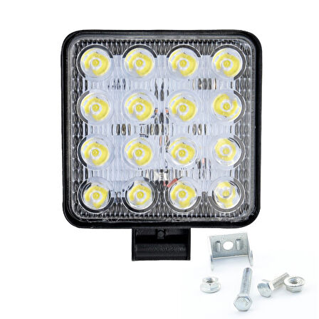 Space Çalışma lambası 10,5 x10,5 cm 16led 12-60v adet/ LASS308