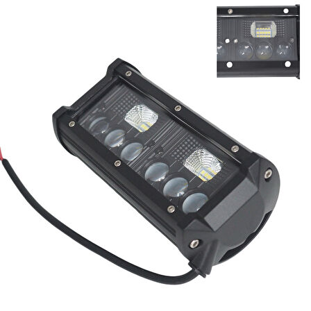 Space Offroad sis lambası 16cm beyaz 48w 12-32v adet / LASS345