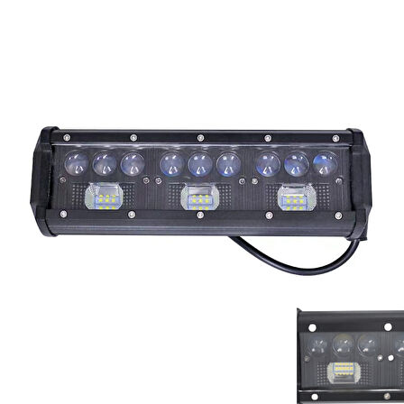 Space Offroad sis lambası 23cm beyaz 72w 12-32v adet / LASS346