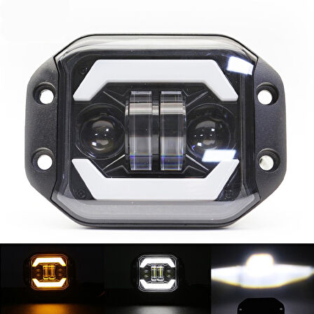 Space Offroad sis lambası beyaz amber gündüz ledli adet/ LASS349