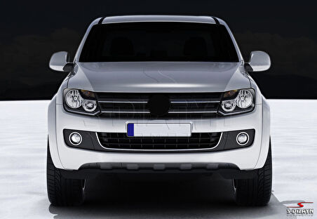 S-Dizayn VW Amarok Krom Ön Tampon Çıta U Parça 2010-2023