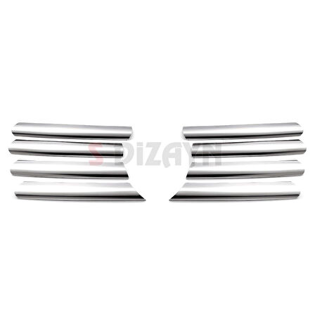 S-Dizayn VW Bora Krom Ön Panjur 8 Prç 1998-2004