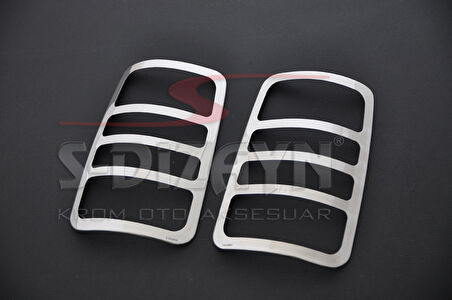 S-Dizayn VW Caddy Krom Stop Çerçevesi 2 Prç 2004-2015