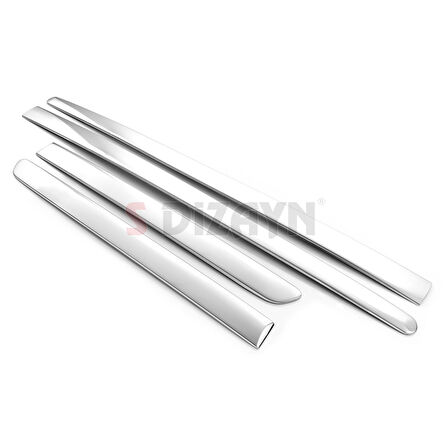 S-Dizayn VW Golf 5 Krom Yan Kapı Çıtası 4 Prç 2004-2009