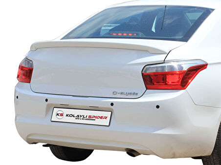 Citroen C-Elysee Spoiler Bagaj Gt Fiber 2012 ve Sonrası