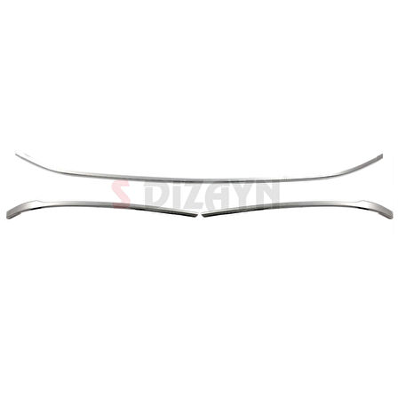 S-Dizayn VW Passat B8 Krom Ön Tampon Alt Çıtası 3 Parça 2015-2019