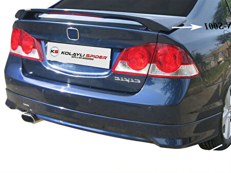 Honda Civic 8 Arka Tampon Altı Fiber 2006-2011