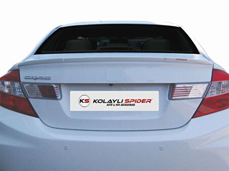 Honda Civic 9 Spoiler Bagaj Gt Fiber 2012-2015