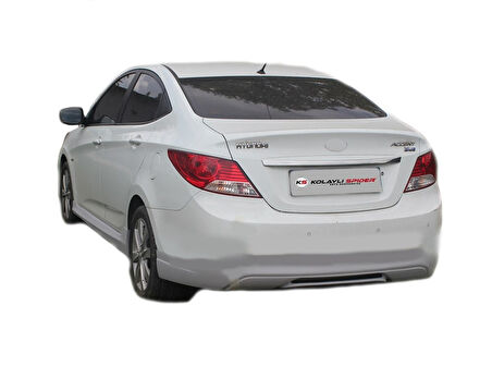 Hyundai Accent Blue RB Arka Tampon Altı Fiber 2011 ve Sonrası