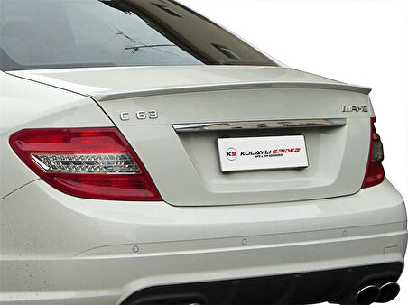 Mercedes C W204 Spoiler Bagaj Gt Fiber 2007-2013