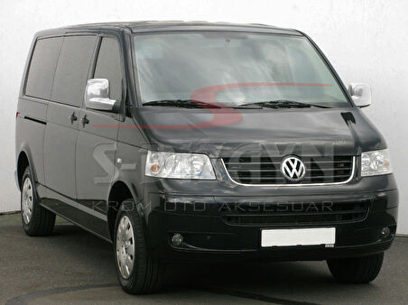 S-Dizayn VW T5 Transporter Abs Krom Ayna Kapağı 2 Prç 2003-2010