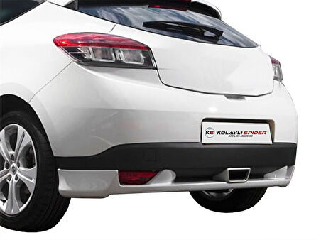 Renault Megane 3 Arka Tampon Altı (3 Kapı) Fiber 2008 ve Sonrası
