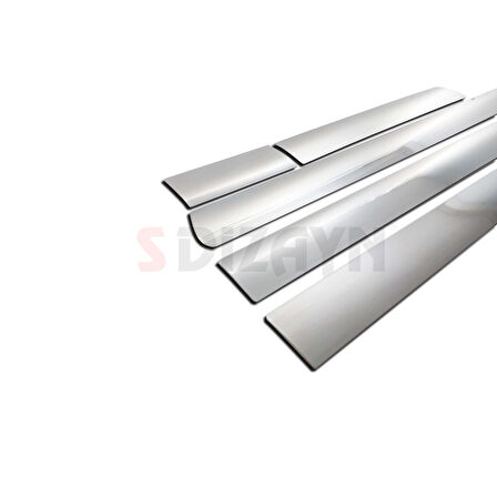 S-Dizayn VW T5 Transporter Krom Yan Kapı Çıtası 5 Prç 2003-2010 (K.Ş)