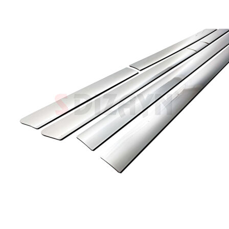 S-Dizayn VW T5 Transporter Krom Yan Kapı Çıtası 7 Prç 2003-2010 (U.Ş)