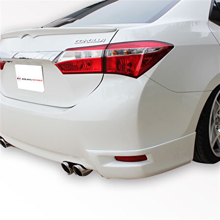 Corolla 11 E170 Arka Tampon Altı 2 Prç Fiber 2014 ve Sonrası