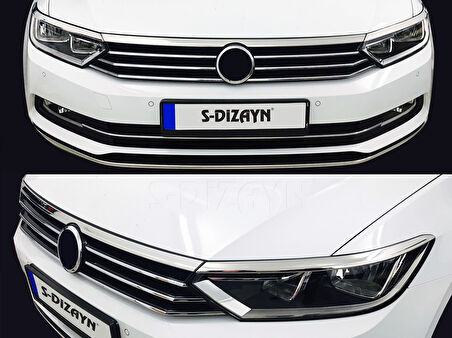 S-Dizayn VW Passat B8 Krom Aksesuar Çıta Seti A+Kalite