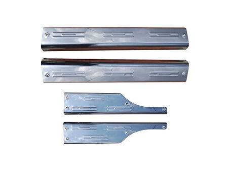 VW Caddy İç Kapı Eşiği 4 Prç Krom 2003-2010