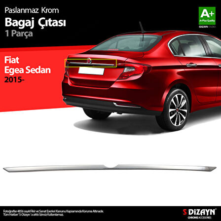 S-Dizayn Fiat Egea SD Krom Bagaj Çıtası 2015-2020