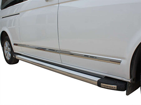 VW Caravelle Yan Kapı Çıtası 7 Prç Krom (U.Ş) 2003-2010