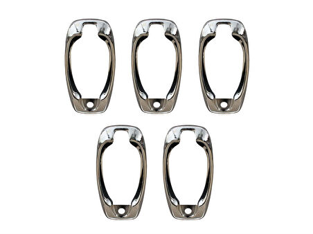 Citroen Nemo Kapı Kolu Çerçevesi 5 Prç Krom 2008 ve Sonrası