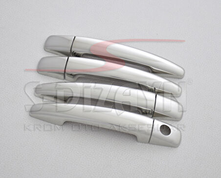 S-Dizayn Peugeot 2008 Krom Kapı Kolu 4 Kapı 2013-2019