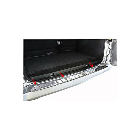 Fiat Fiorino Arka Tampon Eşiği Krom 2008 ve Sonrası