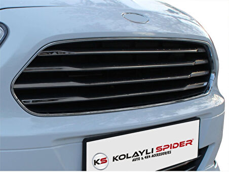 Ford Courier Ön Panjur 4 Prç Krom 2014-2017