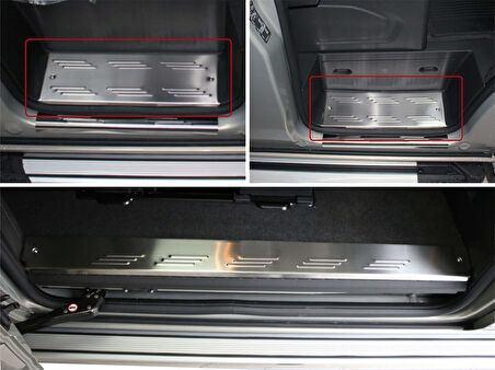 Ford Custom İç Kapı Eşiği 3 Prç Krom 2013 ve Sonrası