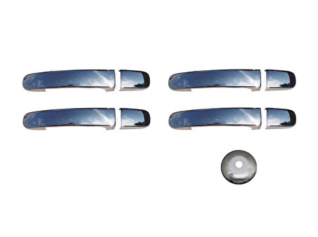 Ford Transit 7 Kapı Kolu 4 Kapı 9 Prç Krom 2014 ve Sonrası