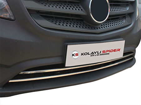 Mercedes Vito Ön Tampon Çıtası Krom 2 Prç 2015 ve Sonrası