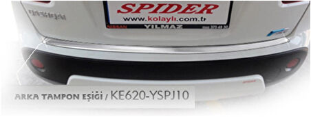 Nissan Qashqai J10 Arka Tampon Eşiği Krom 2007-2013