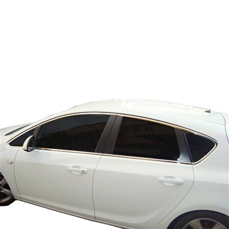 Opel Astra J HB Cam Çerçevesi 12 Prç Krom (Geniş) 2010 ve Sonrası