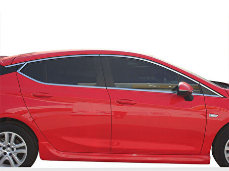 Opel Astra K Cam Çerçevesi 16 Prç Krom 2015 ve Sonrası