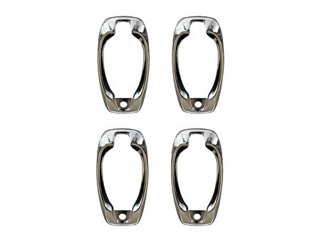 Peugeot Bipper Kapı Kolu Çerçevesi 4 Prç Krom 2008 ve Sonrası