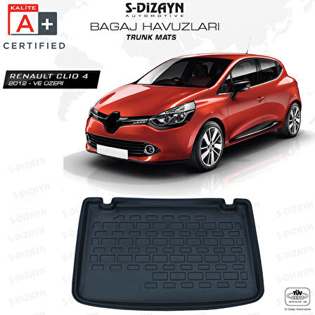 Renault Clio 4 HB 4D Havuzlu Paspas Bagaj Havuzu Seti 2012-2019