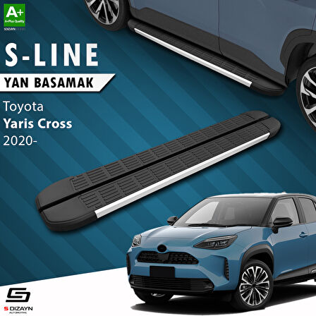 S-Dizayn Toyota Yaris Cross S-Line Aluminyum Yan Basamak 173 Cm 2020 Üzeri A+ Kalite