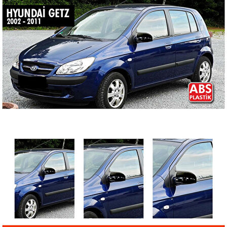 Getz Batman Ayna Kapağı Piano Black / 2002-2011