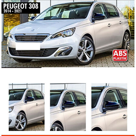 308 Batman Ayna Kapağı Piano Black / 2014 - 2021