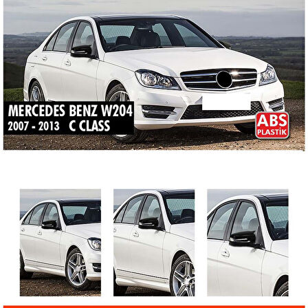 W204 Batman Ayna Kapağı Piano Black / 2007-2014