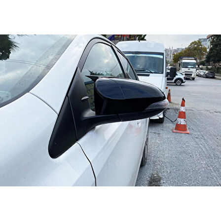 Corolla Batman Ayna Kapağı Piano Black / 2013-2018