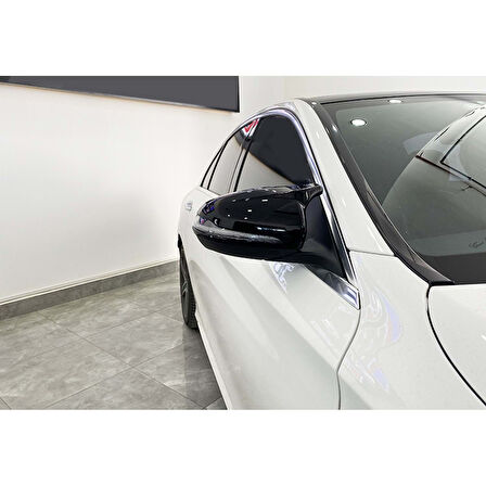 W205 Batman Ayna Kapağı Piano Black / 2015-2019