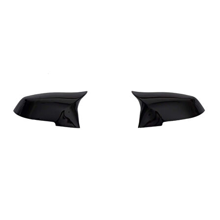 F32 Batman Ayna Kapağı Piano Black ABS / 2014-2020 (Tırnaklı)